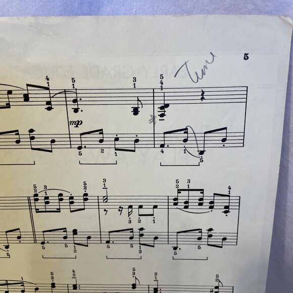 Tango Piano Solo Sheet Music Leila Fletcher 1946 The Boston Music Co. - Picture 8 of 8